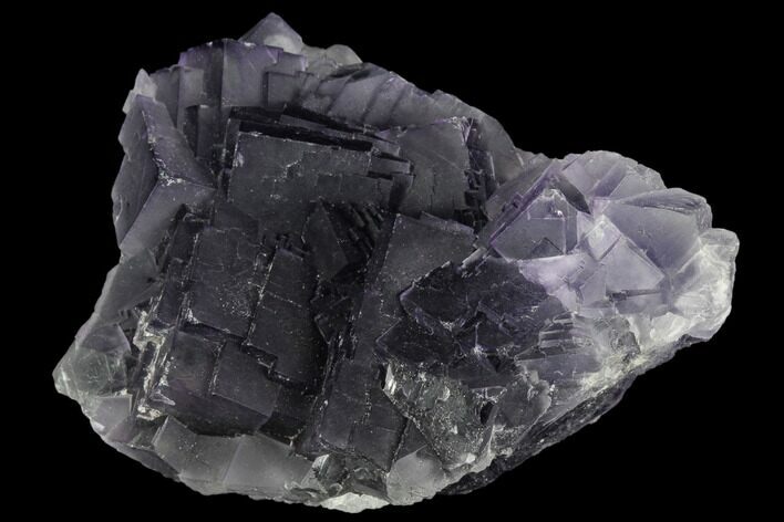Purple, Cubic Fluorite Crystal Cluster - Pakistan #112089